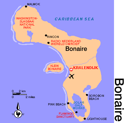 Ettore Mazza - Bonaire Map